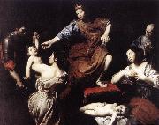 VALENTIN DE BOULOGNE, The Judgment of Solomon  at